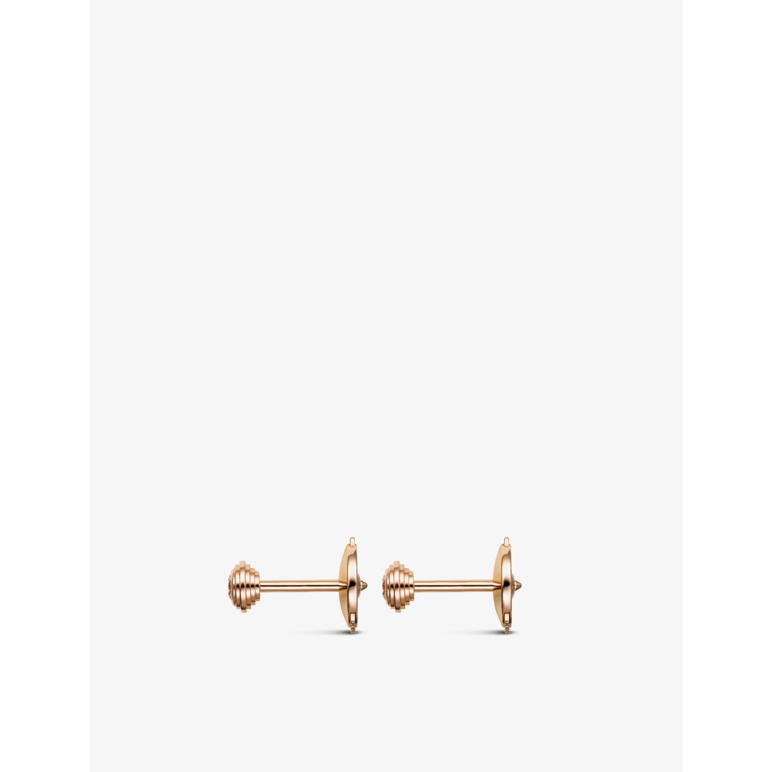 Cartier d'Amour extra small rose-gold diamond stud earrings 0.04ct - British product