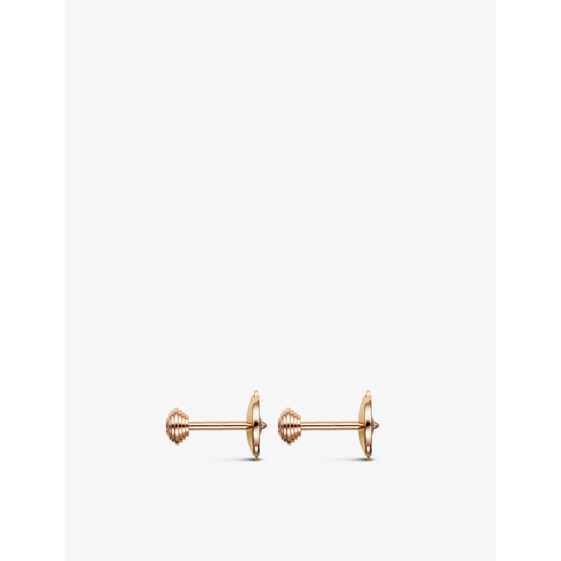 Cartier d'Amour extra small rose-gold diamond stud earrings 0.04ct - British product