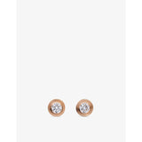 Cartier d'Amour extra small rose-gold diamond stud earrings 0.04ct - British product