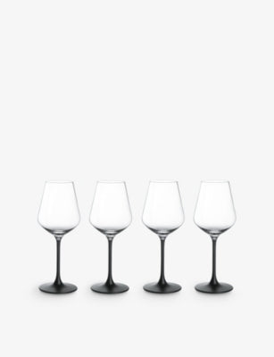 Villeroy & Boch Manufacture Rock wine glasses, set of four, UK version
