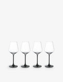 Villeroy & Boch Manufacture Rock wine glasses, set of four, UK version
