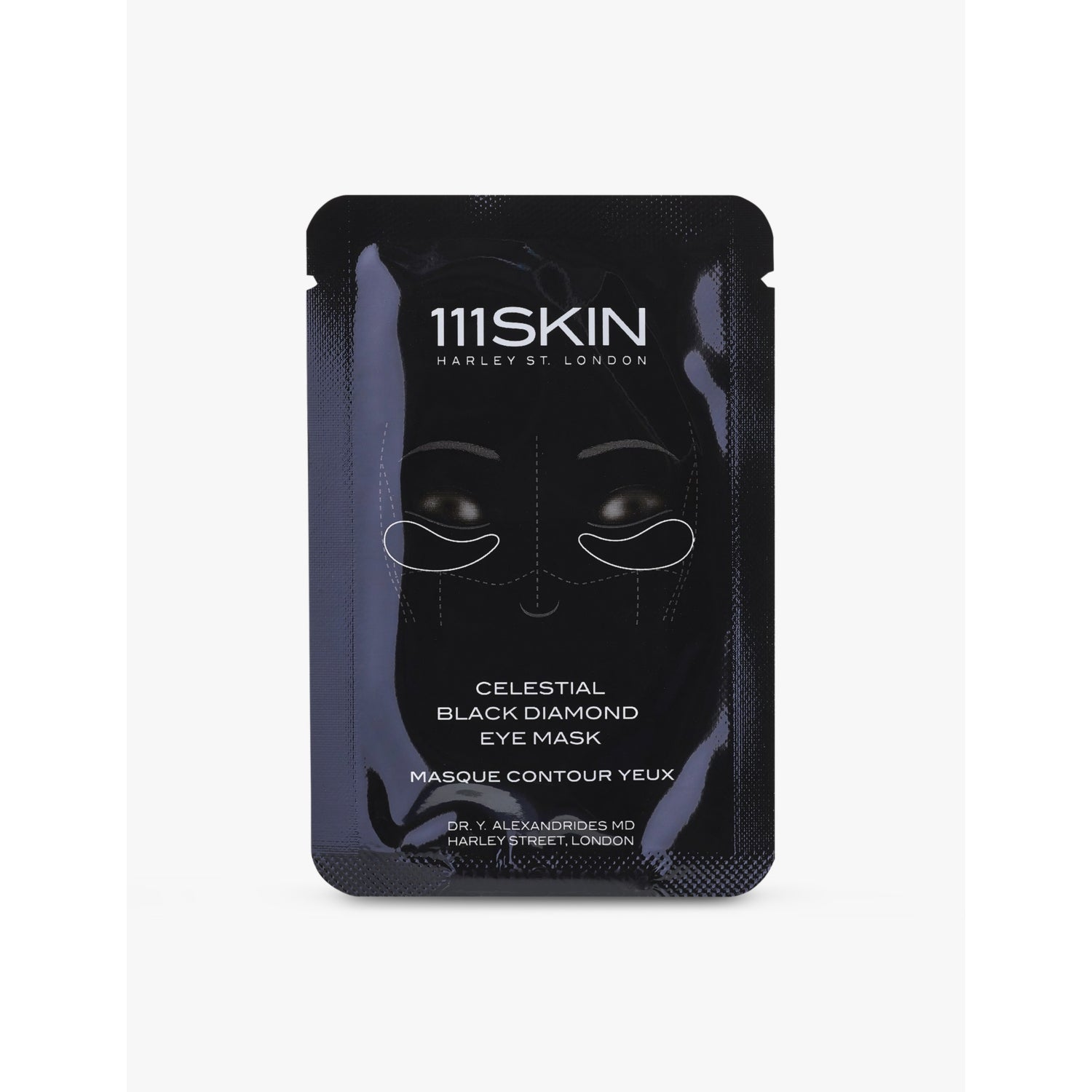 111SKIN Celestial Black Diamond eye mask box 8x6ml, UK version