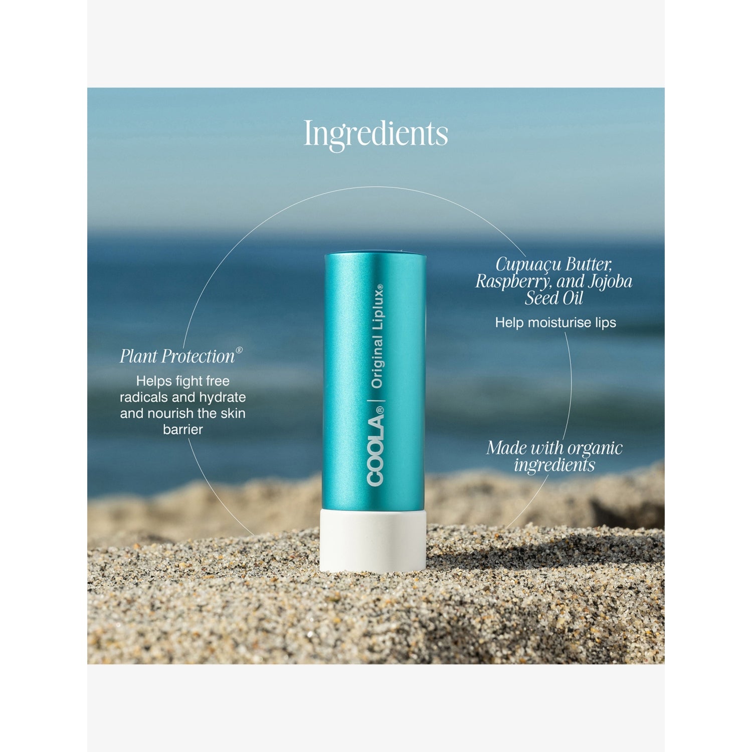 Coola Classic Liplux SPF30 lip balm 4.2 ml - British product