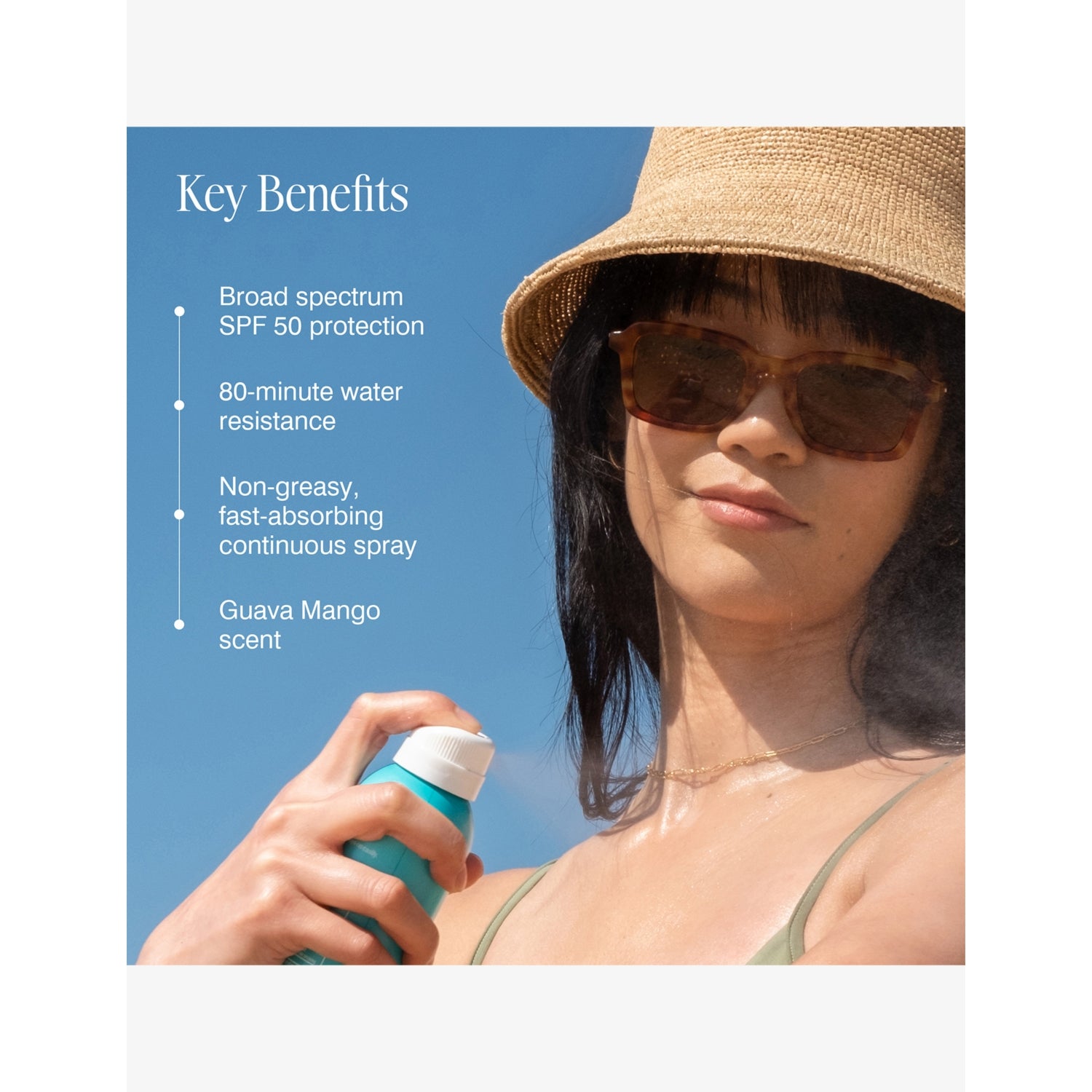 Coola Classic SPF50 sunscreen spray 177ml, UK version