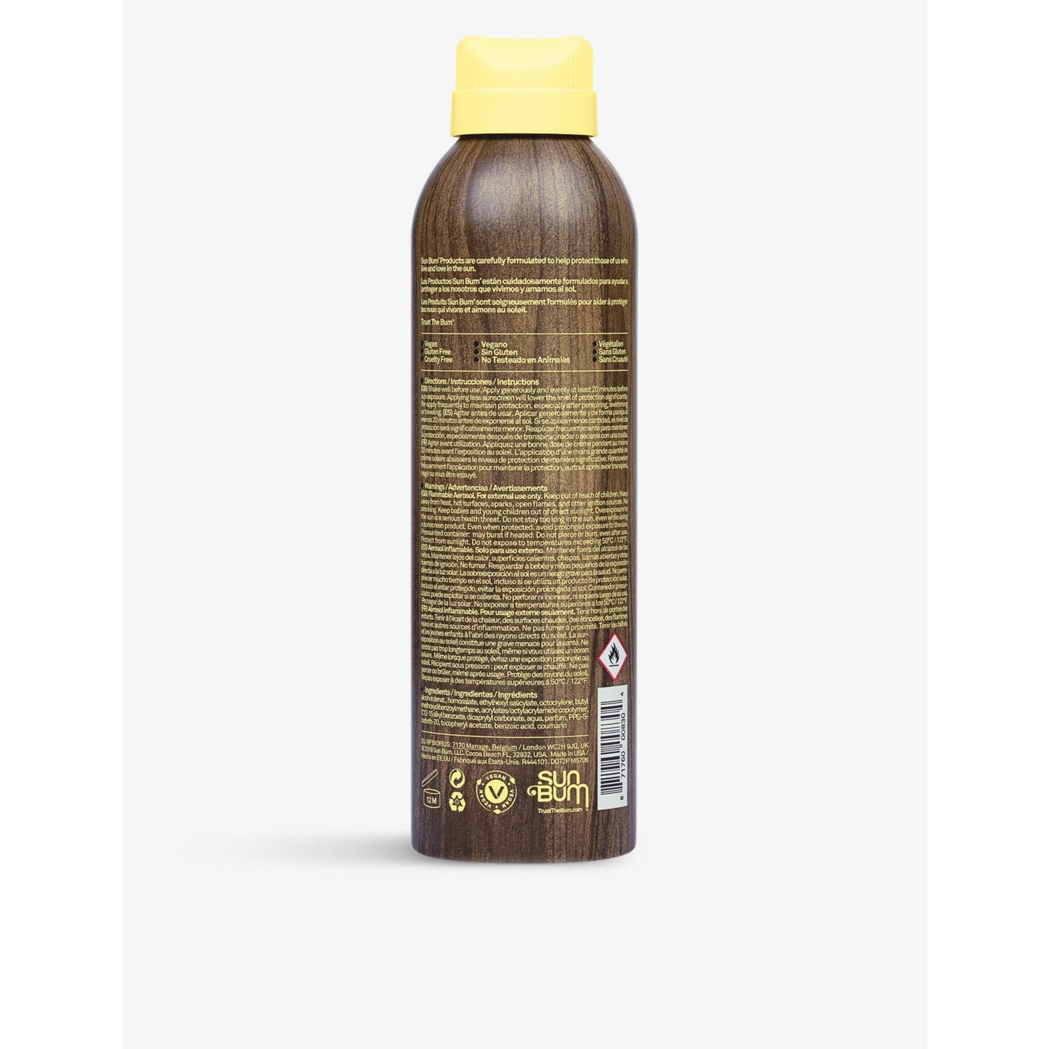 Sun Bum Original SPF30 sun cream spray 200ml - British product