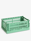 HAY small stackable storage crate in block colour - British product