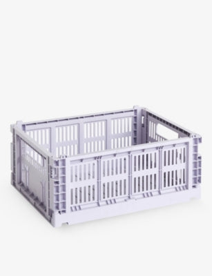 HAY stackable medium plastic crate - British product