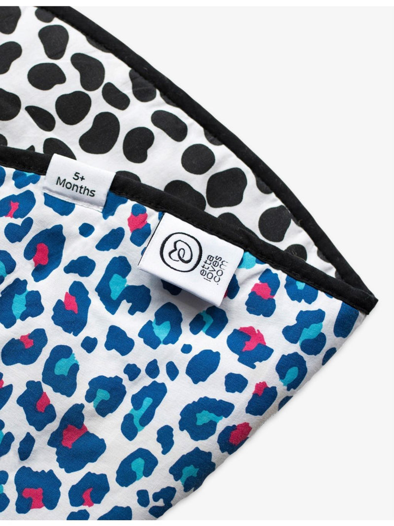 Etta Loves leopard-print cotton playmat 1m (British brand)