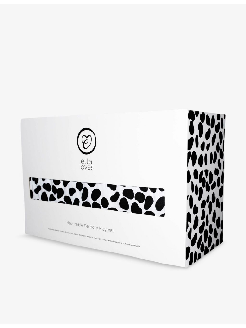 Etta Loves leopard-print cotton playmat 1m (British brand)