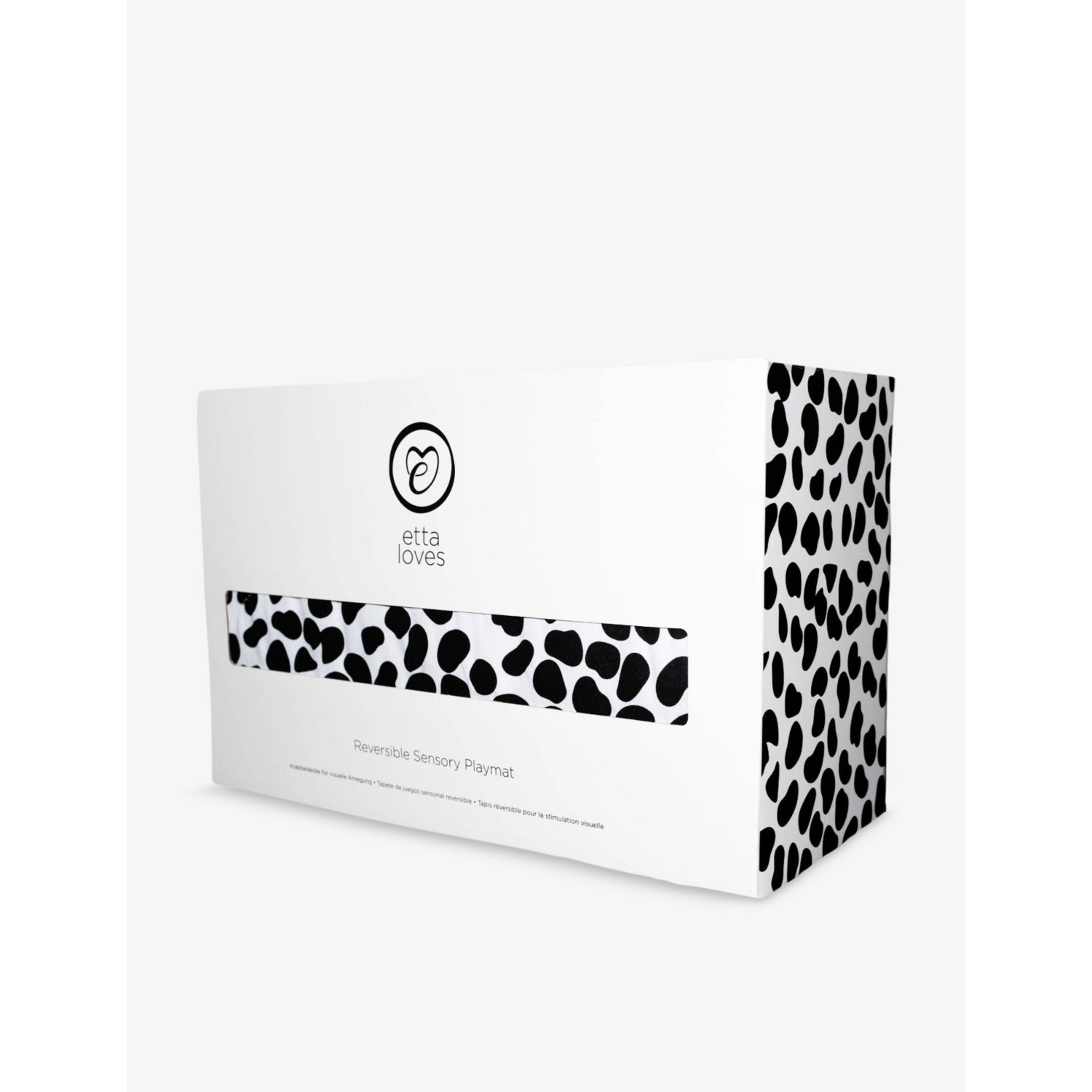 Etta Loves leopard-print cotton playmat 1m (British brand)