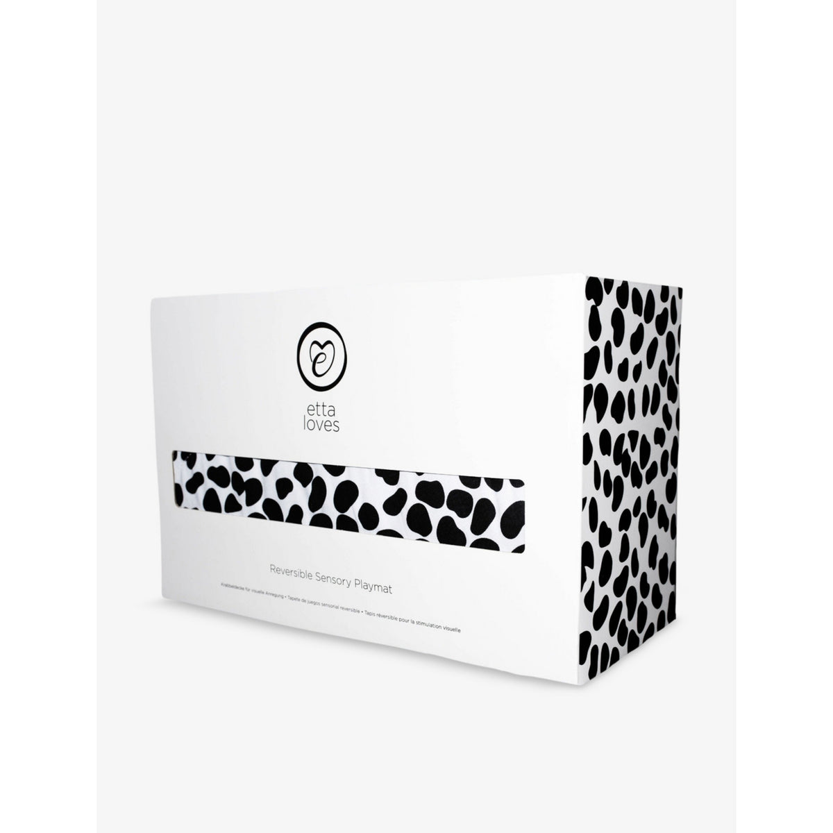 Etta Loves leopard-print cotton playmat 1m (British brand)