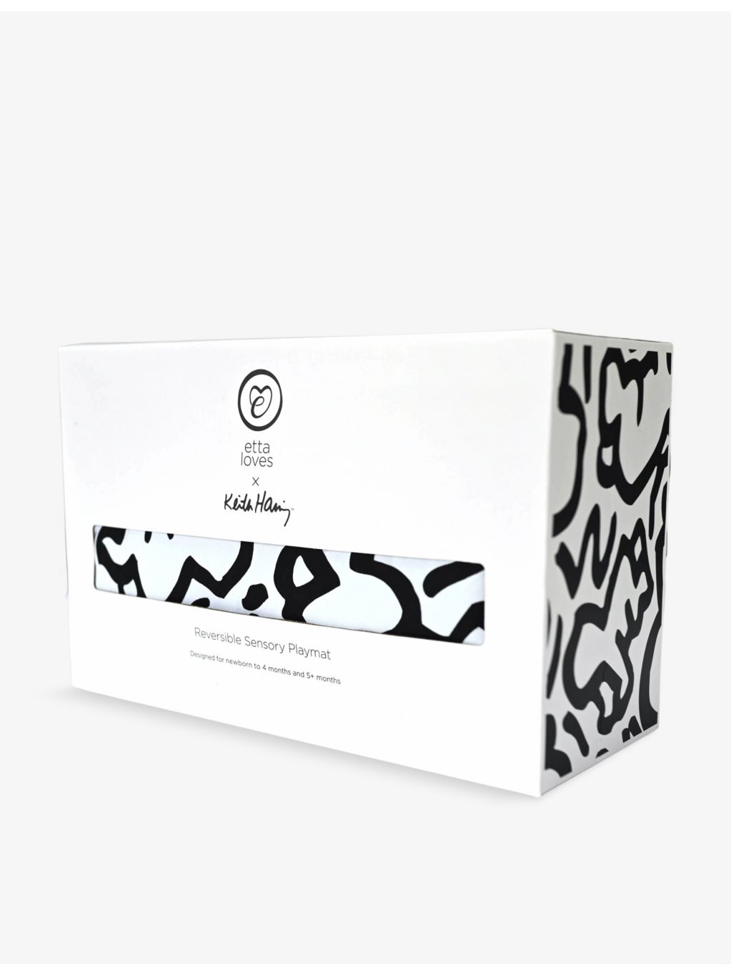 Etta Loves Keith Haring organic-cotton playmat 1m (British brand)