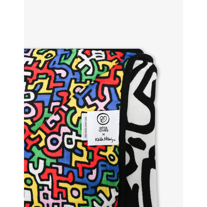 Etta Loves x Keith Haring muslin blanket 120cm, imported from the UK