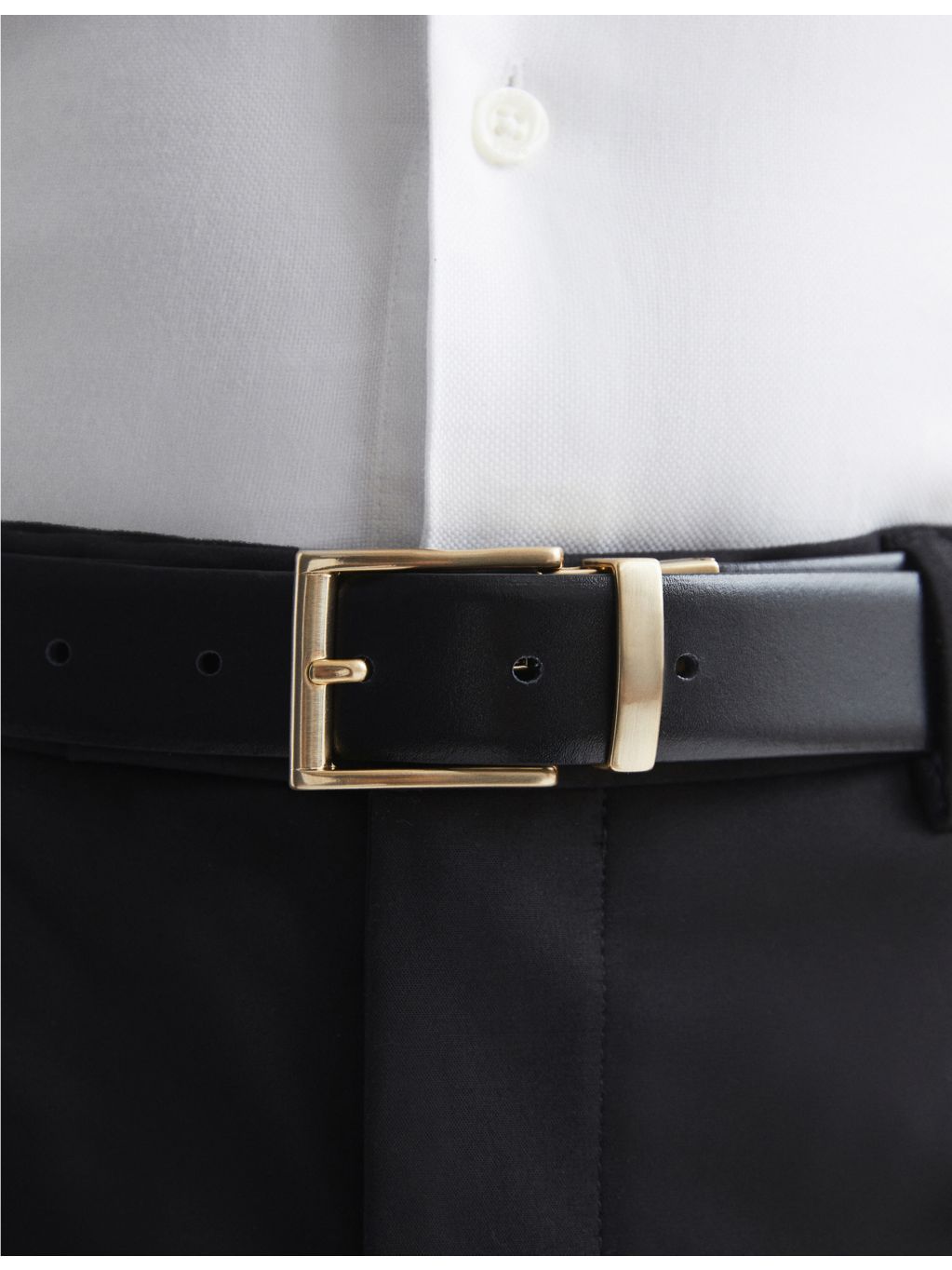 Reiss reversible leather belt 3cm width, imported from the UK