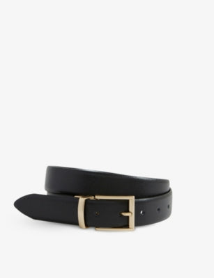 Reiss Ricky Reversible Leather Belt 3cm