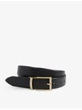 Reiss reversible leather belt 3cm width, imported from the UK