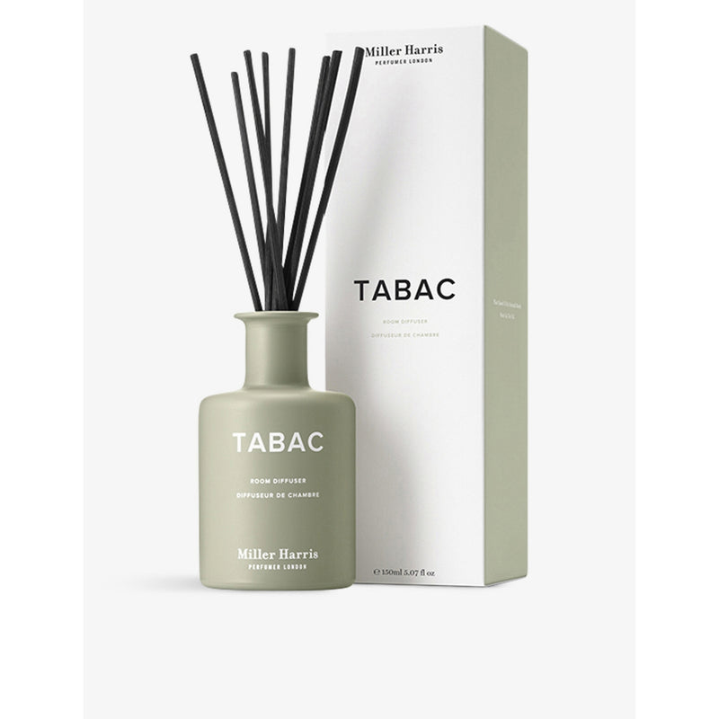 Miller Harris Tabac scented reed diffuser 150ml, imported from the UK