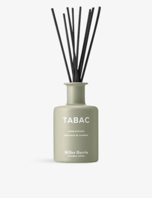 Miller Harris Tabac scented reed diffuser 150ml, imported from the UK