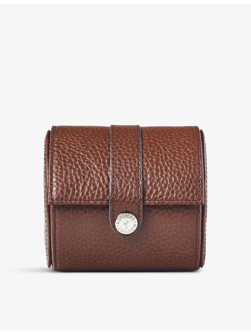 Aspinal of London travel leather watch box - British product
