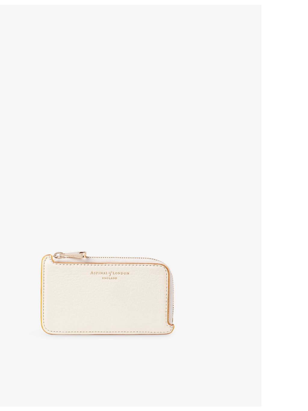 Aspinal of London leather coin and card holder 10cm, (British brand)