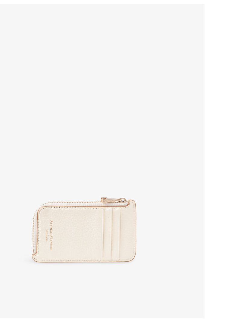 Aspinal of London leather coin and card holder 10cm, (British brand)