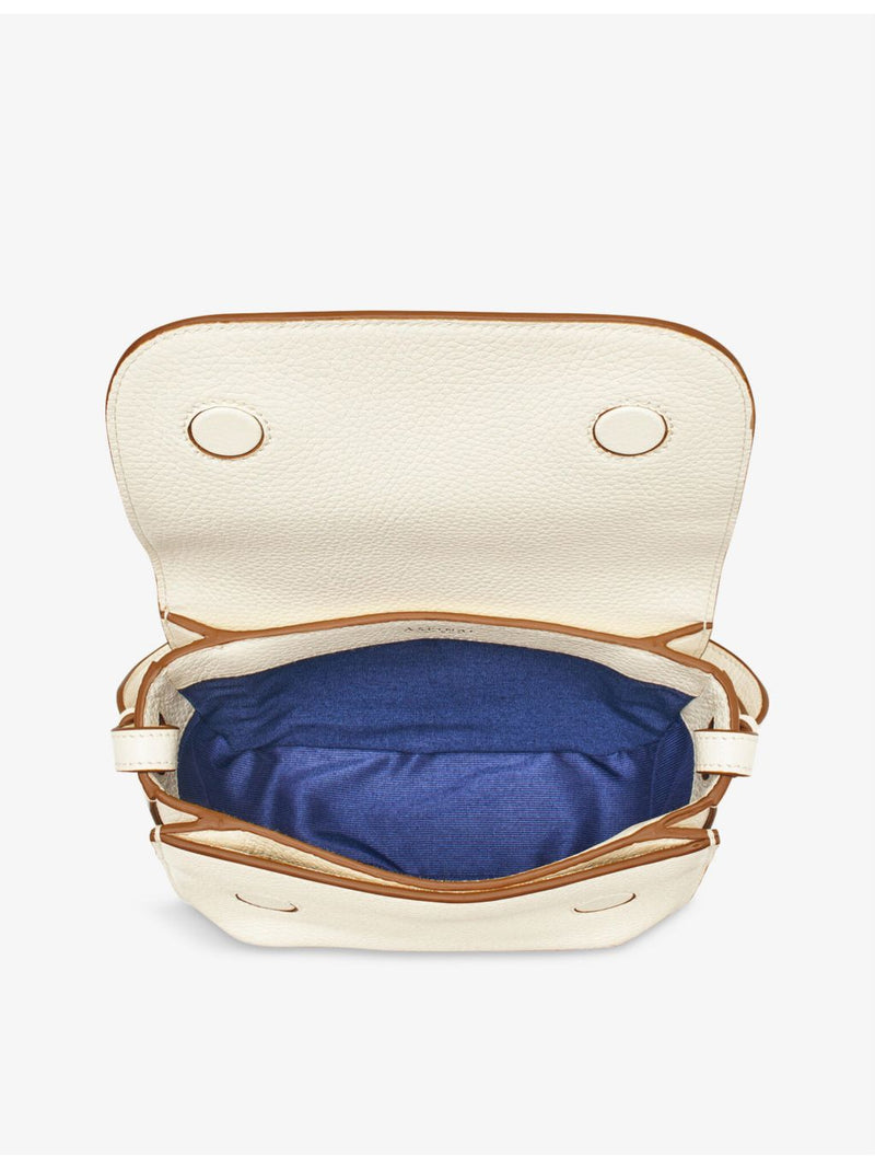 Aspinal of London Ella grained-leather cross-body bag, imported from the UK