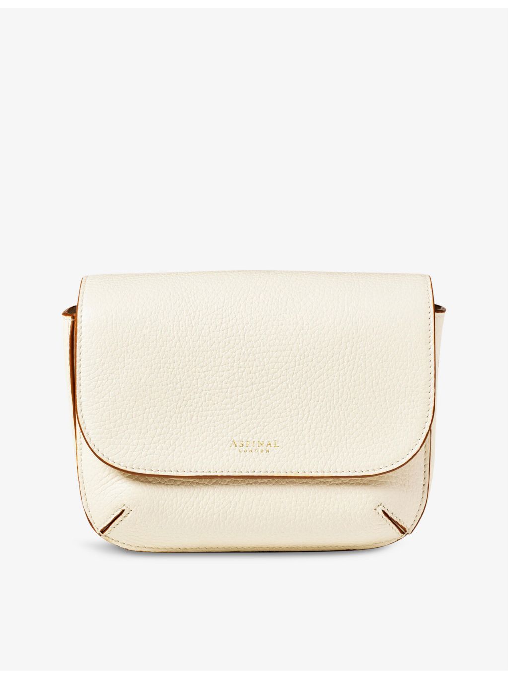 Aspinal of London Ella grained-leather cross-body bag, imported from the UK