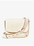 Aspinal of London Ella grained-leather cross-body bag, imported from the UK