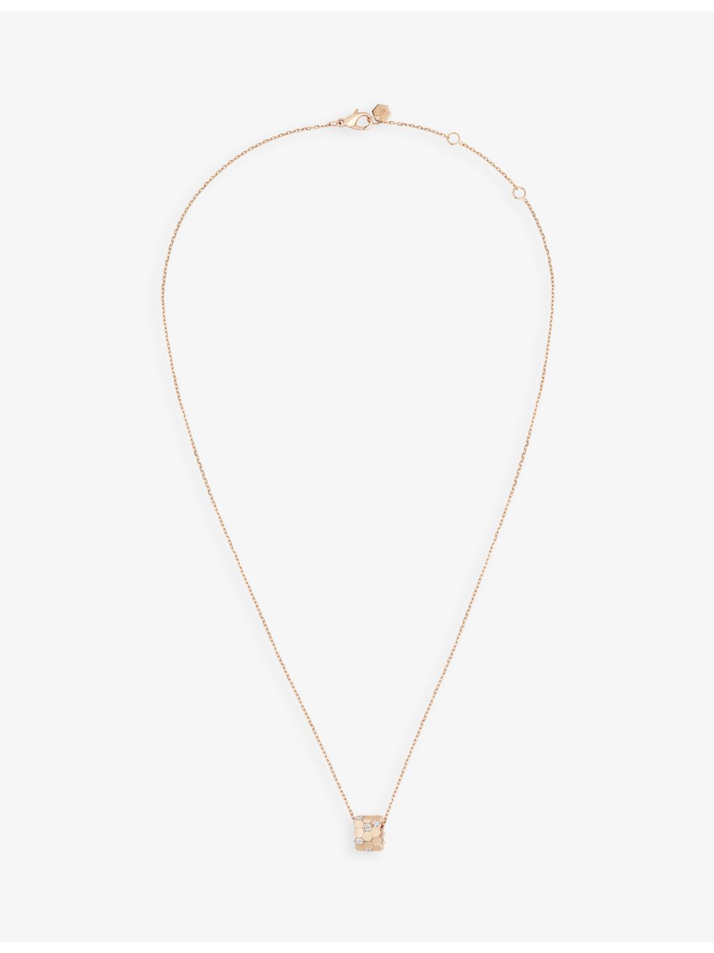 Chaumet Bee pendant necklace 18ct rose gold diamond - British product