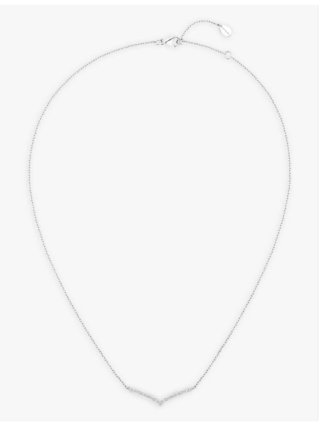 Chaumet Joséphine Aigrette 18ct white gold diamond necklace, imported from the UK