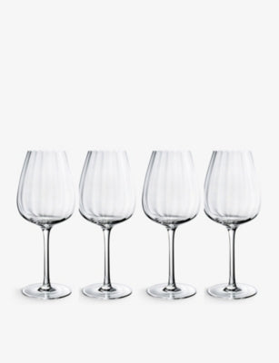 Villeroy and Boch Rose Garden wine goblets set of four (British brand)