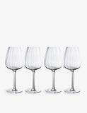 Villeroy and Boch Rose Garden wine goblets set of four (British brand)