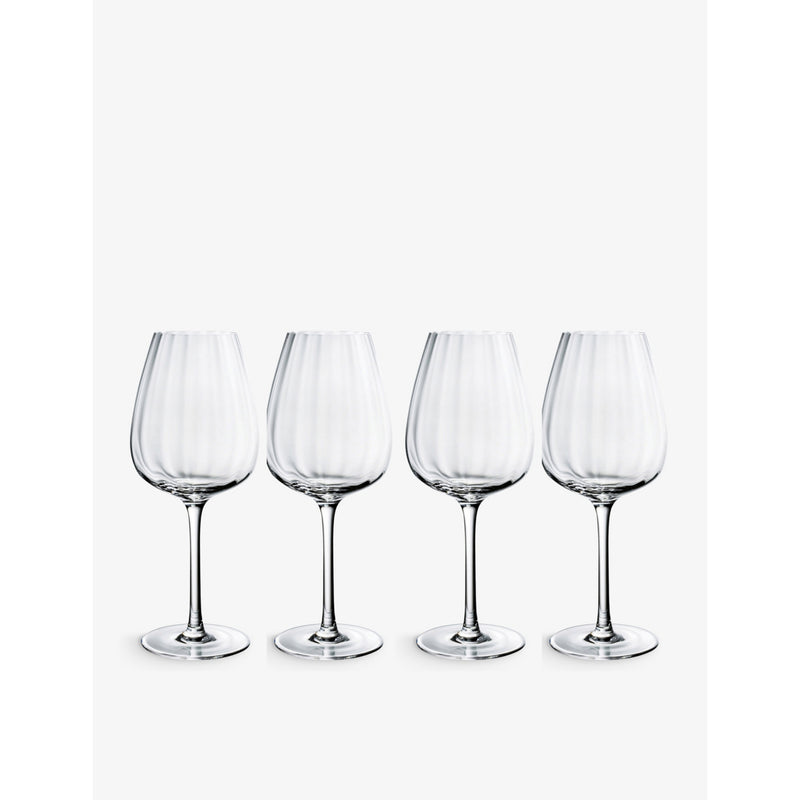 Villeroy and Boch Rose Garden wine goblets set of four (British brand)