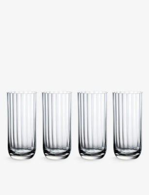 Villeroy & Boch Rose Garden glass tumblers 300ml, imported from the UK