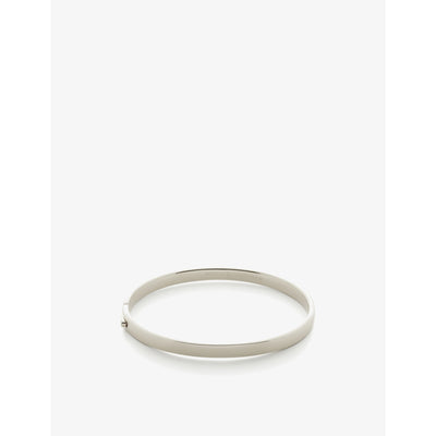 selfridges Monica Vinader Essential Sterling Silver Bangle Bracelet- Buy online at McGrocer