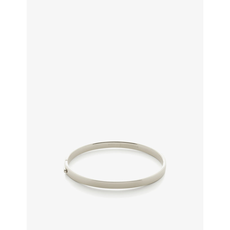 Essential sterling-silver bangle bracelet - S