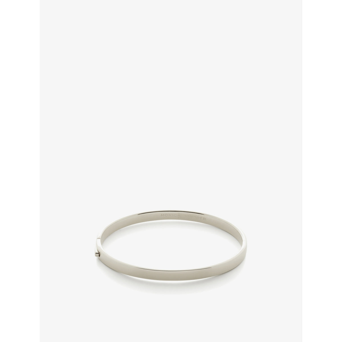 Essential sterling-silver bangle bracelet - S