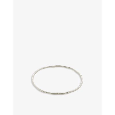 selfridges Monica Vinader Siren Muse Sterling Silver Bangle Bracelet- Buy online at McGrocer