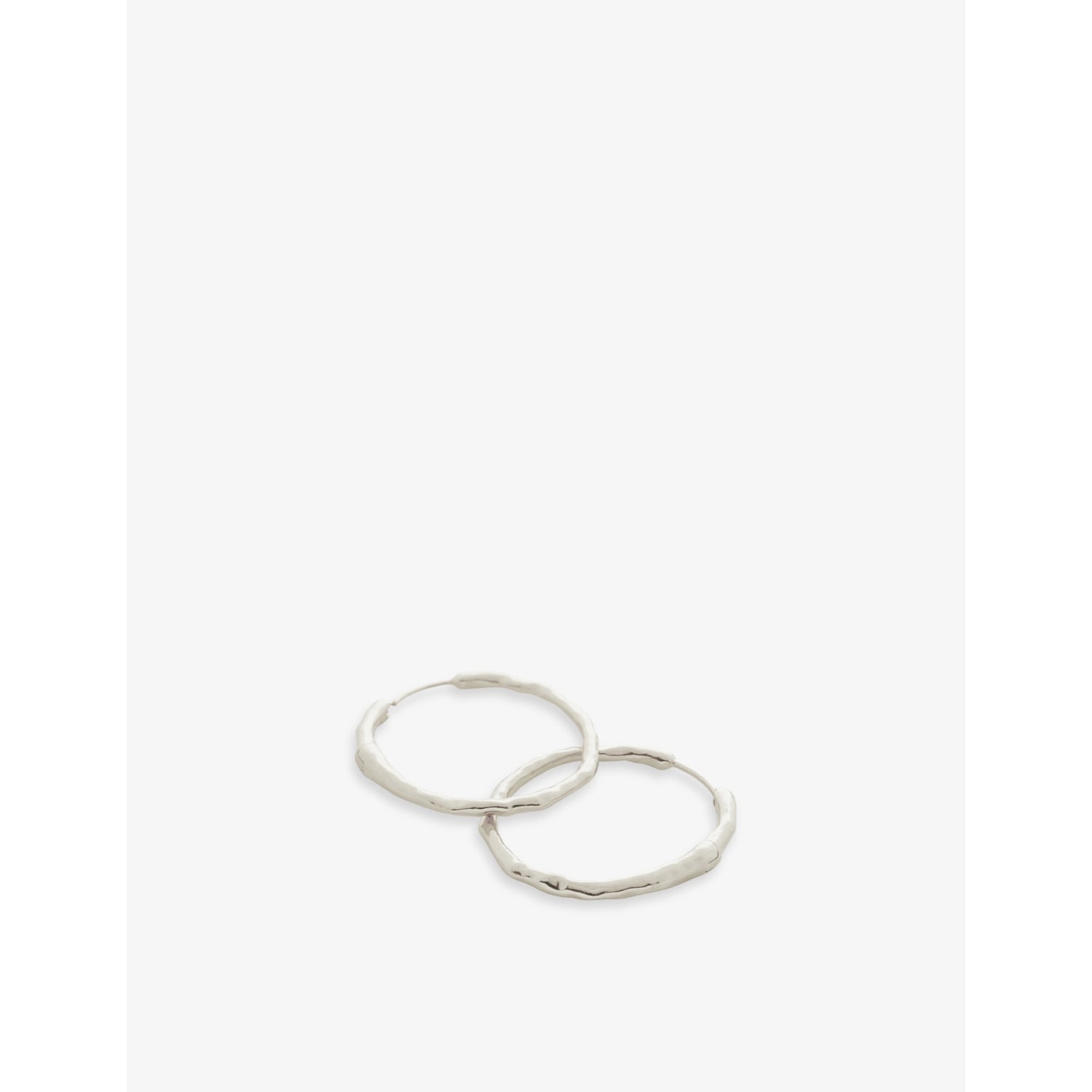 Monica Vinader Siren Muse sterling silver hoop earrings (British brand)