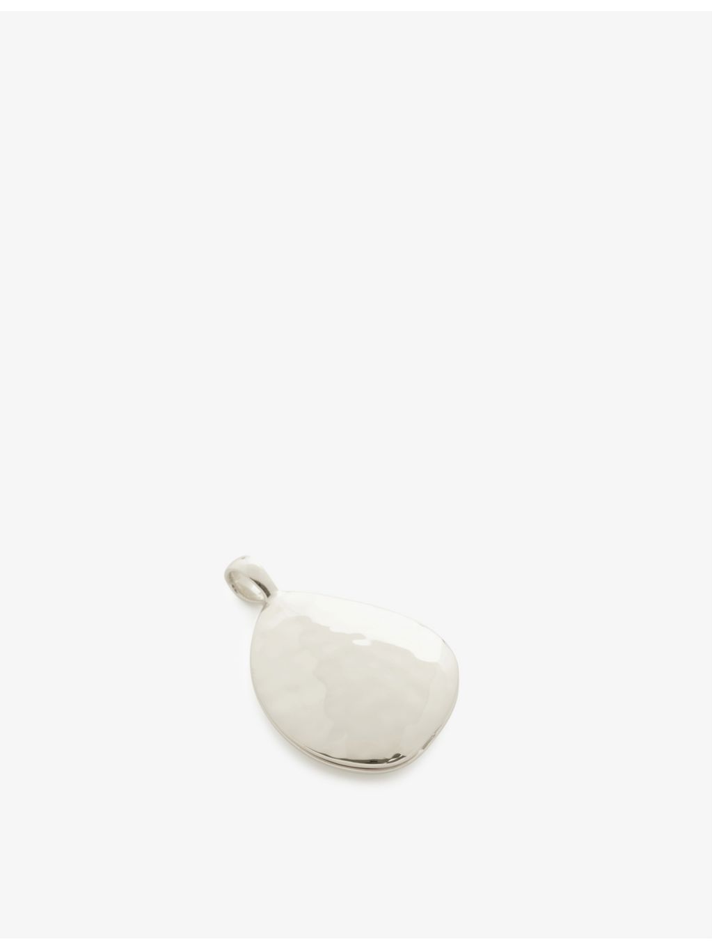 Monica Vinader Deia sterling silver pebble locket, UK version