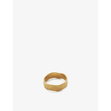 Monica Vinader 18ct yellow gold vermeil ring, imported from the UK