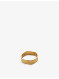 Monica Vinader 18ct yellow gold vermeil ring, imported from the UK
