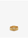 Monica Vinader 18ct yellow gold vermeil ring, imported from the UK