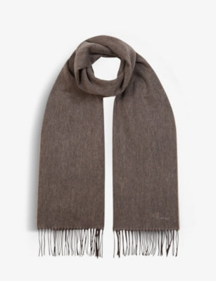 Reiss Picton Cashmere and Wool-Blend Scarf