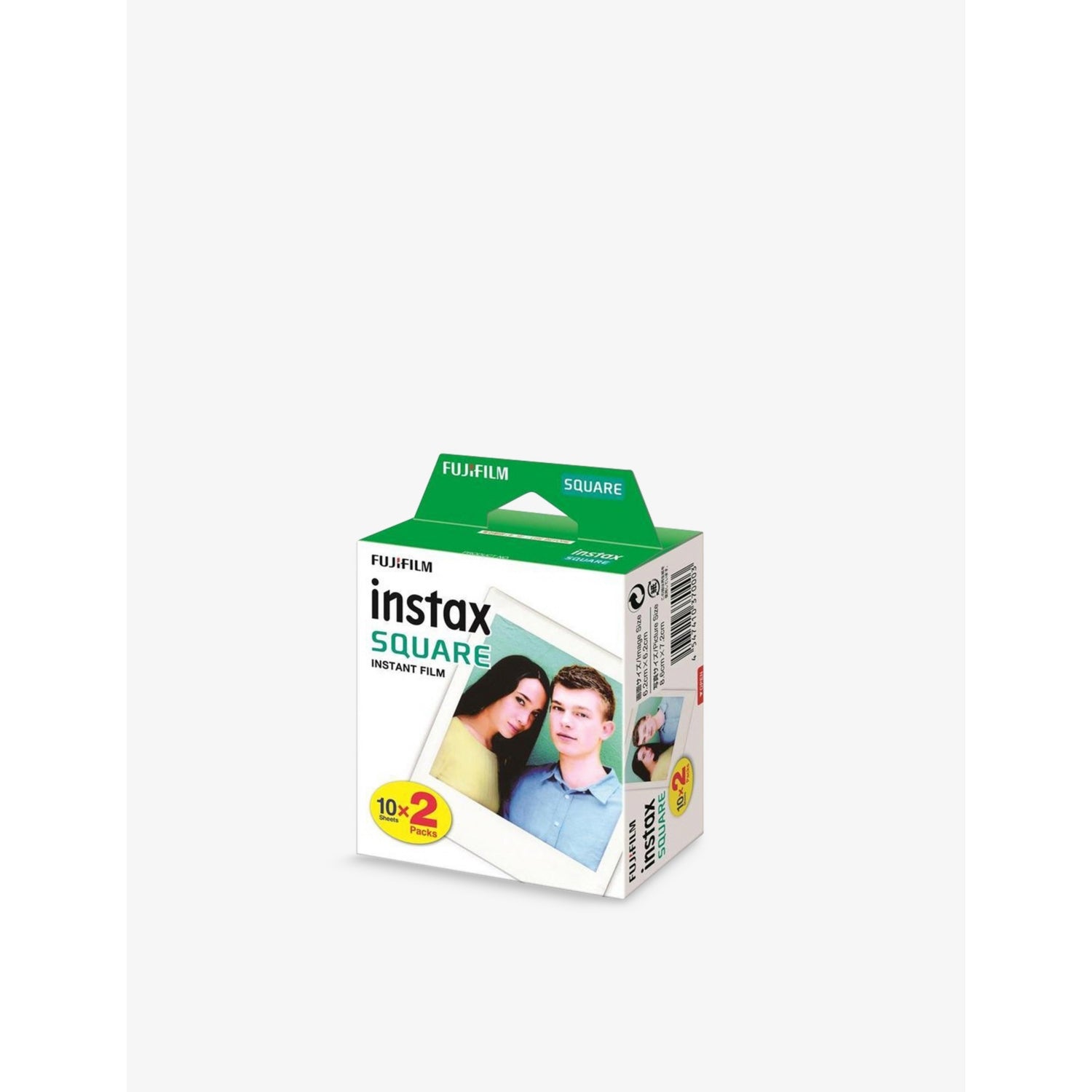 Instax Square instant film twin pack 20 exposures, UK version