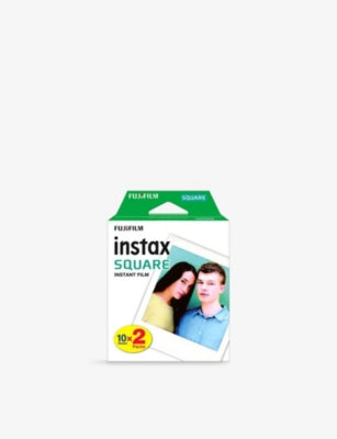 Instax Square instant film twin pack 20 exposures, UK version