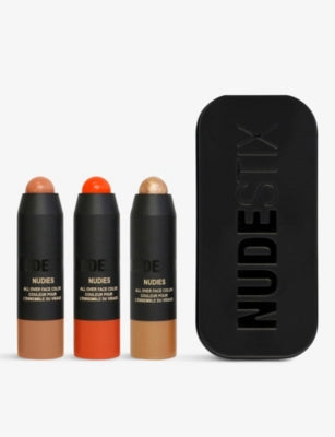 Nudestix Beachy Nudes kit with blush bronze and highlight (British brand)