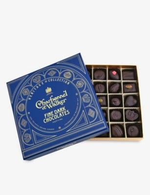Charbonnel et Walker dark chocolate truffle selection 325g, imported from the UK