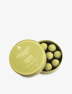 Charbonnel et Walker pistachio white chocolate truffles 115g - British product