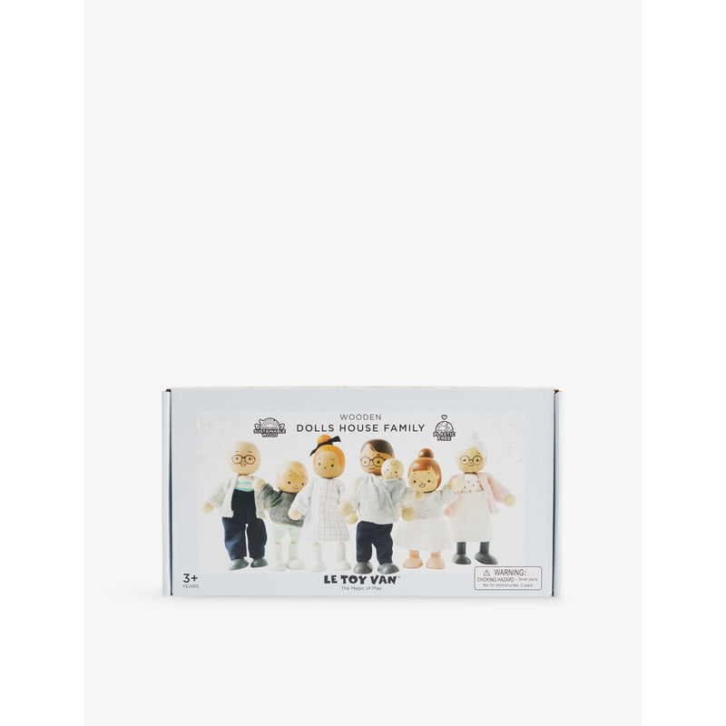 Le Toy Van My Doll Family wooden doll set 12.5cm (British brand)
